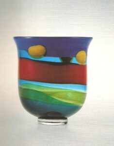 vaso in vetro di murano