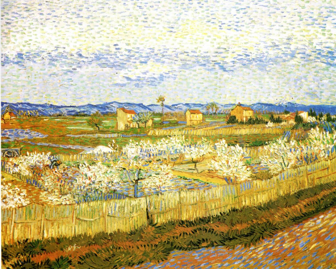Analisi di opere pittoriche-Van Gogh-Alberi di pesco in fiore