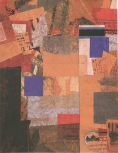collage di Kurt Schwitters Dadaismo riassunto artisti tecnica tecnica collage Kurt Schwitters opera Fernspr