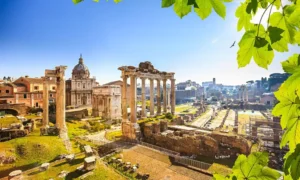 Roman Forum Ancient Ruins Roman Forum and Palatine Hill view