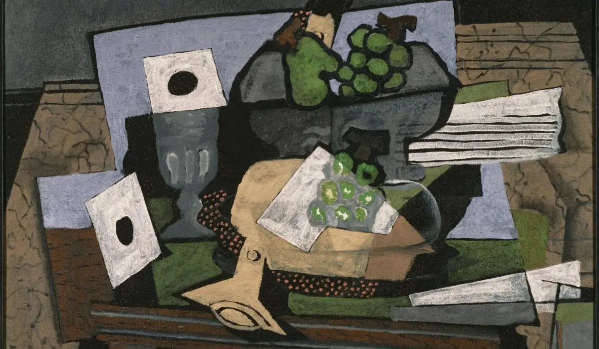 Cubismo riassunto - Georges Braque Natura morta con uva e clarinetto